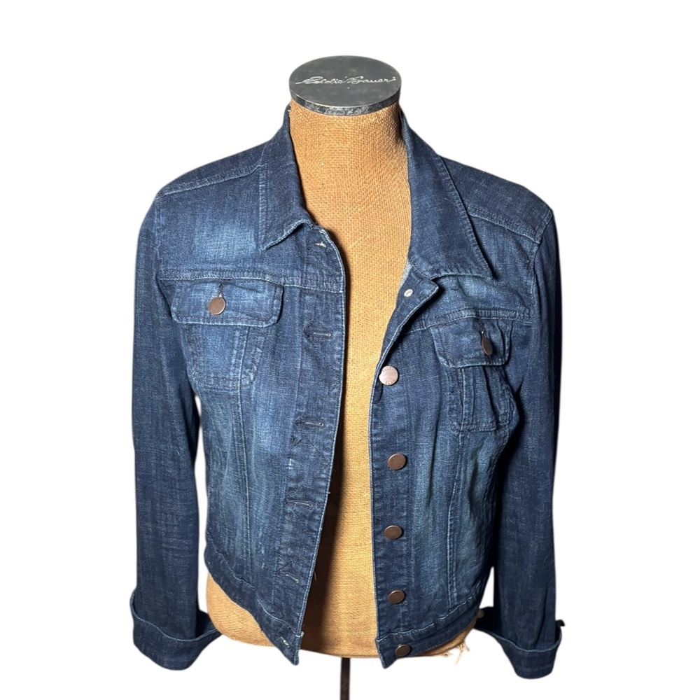 Elle Women’s Blue Denim Jacket Size L